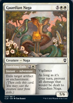 Guardian Naga // Banishing Coils