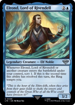 MTGNexus - Elrond, Lord of Rivendell from The Lord of the Rings: Tales ...