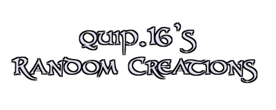 quip.16's Random Creations Logo