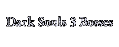 Dark Souls 3 Bosses Logo