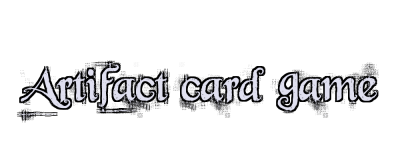 Artifact card game Logo