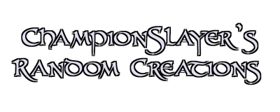ChampionSlayer's Random Creations Logo