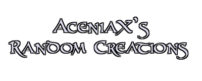 AceniaX's Random Creations Logo