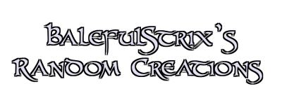 BalefulStrix's Random Creations Logo
