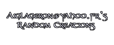 Aiglageron@yahoo.fr's Random Creations Logo
