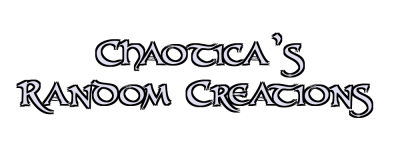 Chaotica's Random Creations Logo
