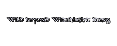 Wild beyond the Witchlight Items Logo