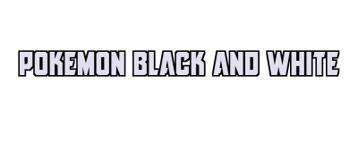 Pokemon Black and White Logo