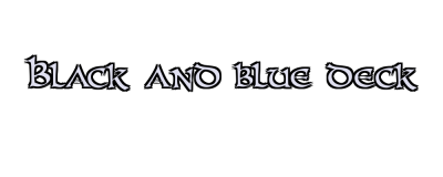 Black and blue deck Logo