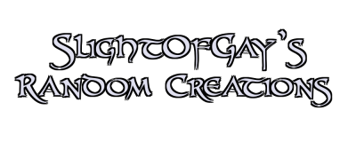 SlightOfGay's Random Creations Logo