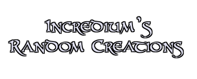 Incredium's Random Creations Logo