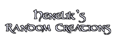 Henelik's Random Creations Logo