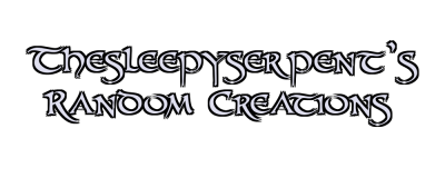 Thesleepyserpent's Random Creations Logo