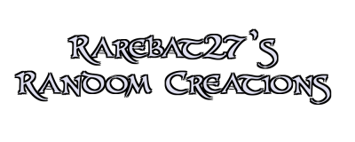 Rarebat27's Random Creations Logo