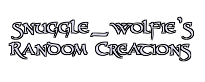 snuggle_wolfie's Random Creations Logo