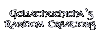 Goliathuchicha's Random Creations Logo