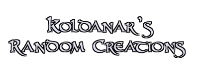 Koldanar's Random Creations Logo