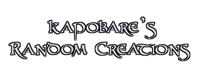 kapobare's Random Creations Logo