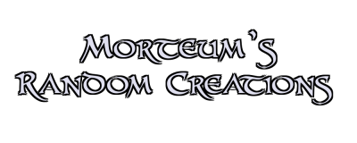 Morteum's Random Creations Logo