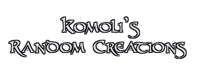 Komoli's Random Creations Logo