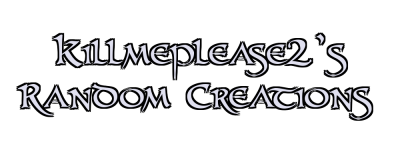 Killmeplease2's Random Creations Logo