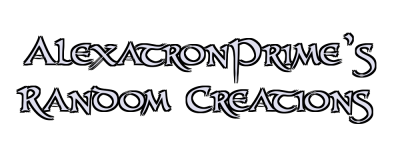 AlexatronPrime's Random Creations Logo