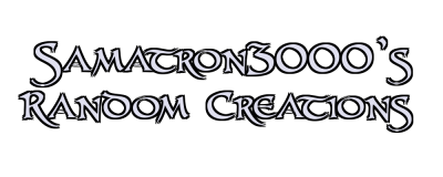 Samatron3000's Random Creations Logo