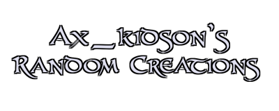 Ax_kidson's Random Creations Logo
