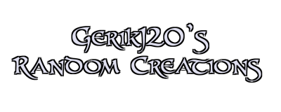 GerikJ20's Random Creations Logo