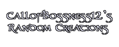 CallofBossness12's Random Creations Logo