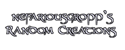 nefariousgropp's Random Creations Logo