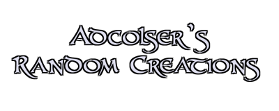 Adcolser's Random Creations Logo