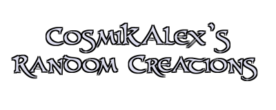 CosmiKAlex's Random Creations Logo