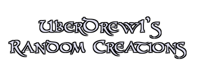 UberDrew1's Random Creations Logo