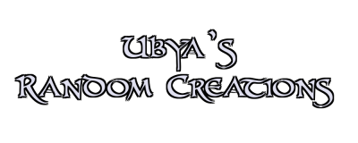 Ubya's Random Creations Logo