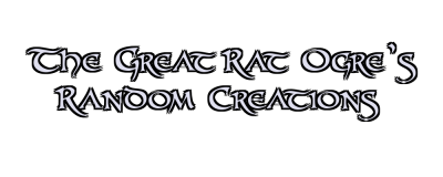 The Great Rat Ogre's Random Creations Logo