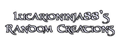 lucarioninja88's Random Creations Logo