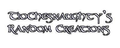 TioChesnaughty's Random Creations Logo