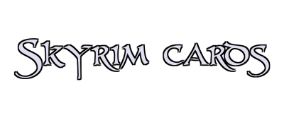 Skyrim cards Logo