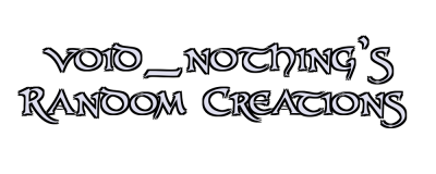 void_nothing's Random Creations Logo