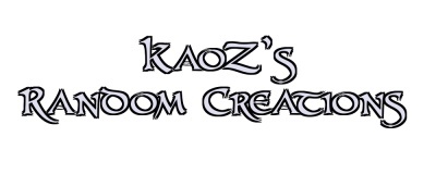 KaoZ's Random Creations Logo