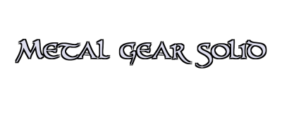 Metal gear solid Logo