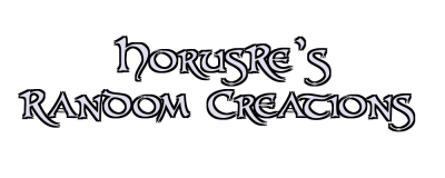 HorusRe's Random Creations Logo