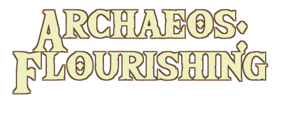 Archaeos: the First Flourishing Logo