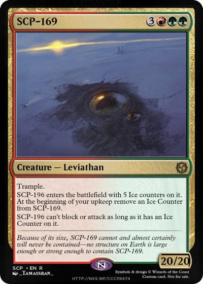 SCP-169] The Leviathan - SCP: End of Magic - Official Card Game