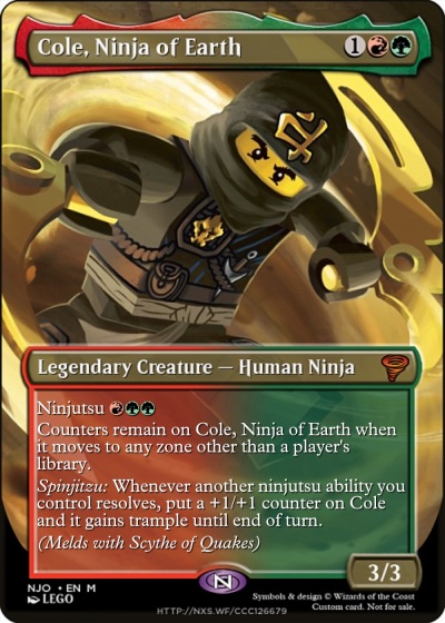 ninjago cole ninja of earth