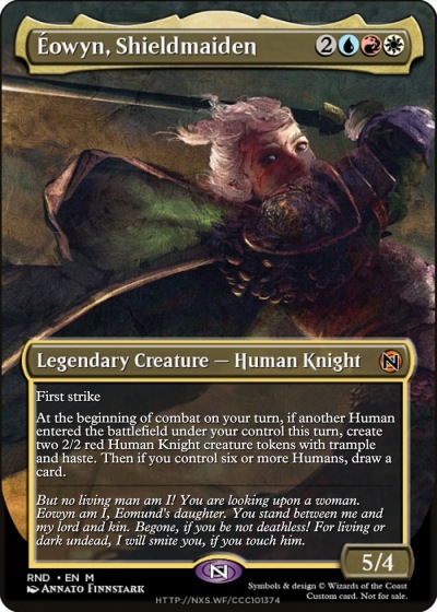 Éowyn, Shieldmaiden  Magic: the Gathering MTG Cards
