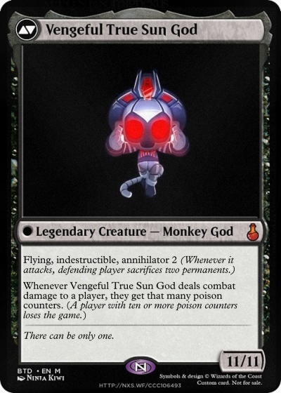 MAX Dark Vengeful Monkey Temple Vs. True Sun God Temple! (Bloons TD 6) 