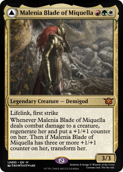 MTGNexus - Malenia Blade of Miquella // Malenia Goddess of Rot