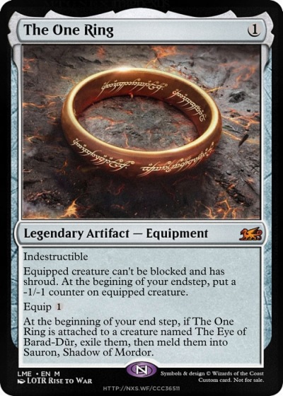 Post Malone now has The One Ring : r/magicTCG